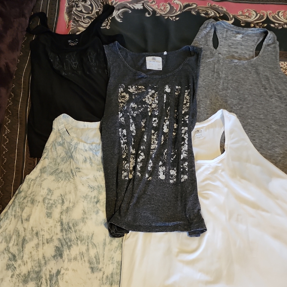 On the Byas Women's Tank Tops - Black, Gray, White, Tie-Dye